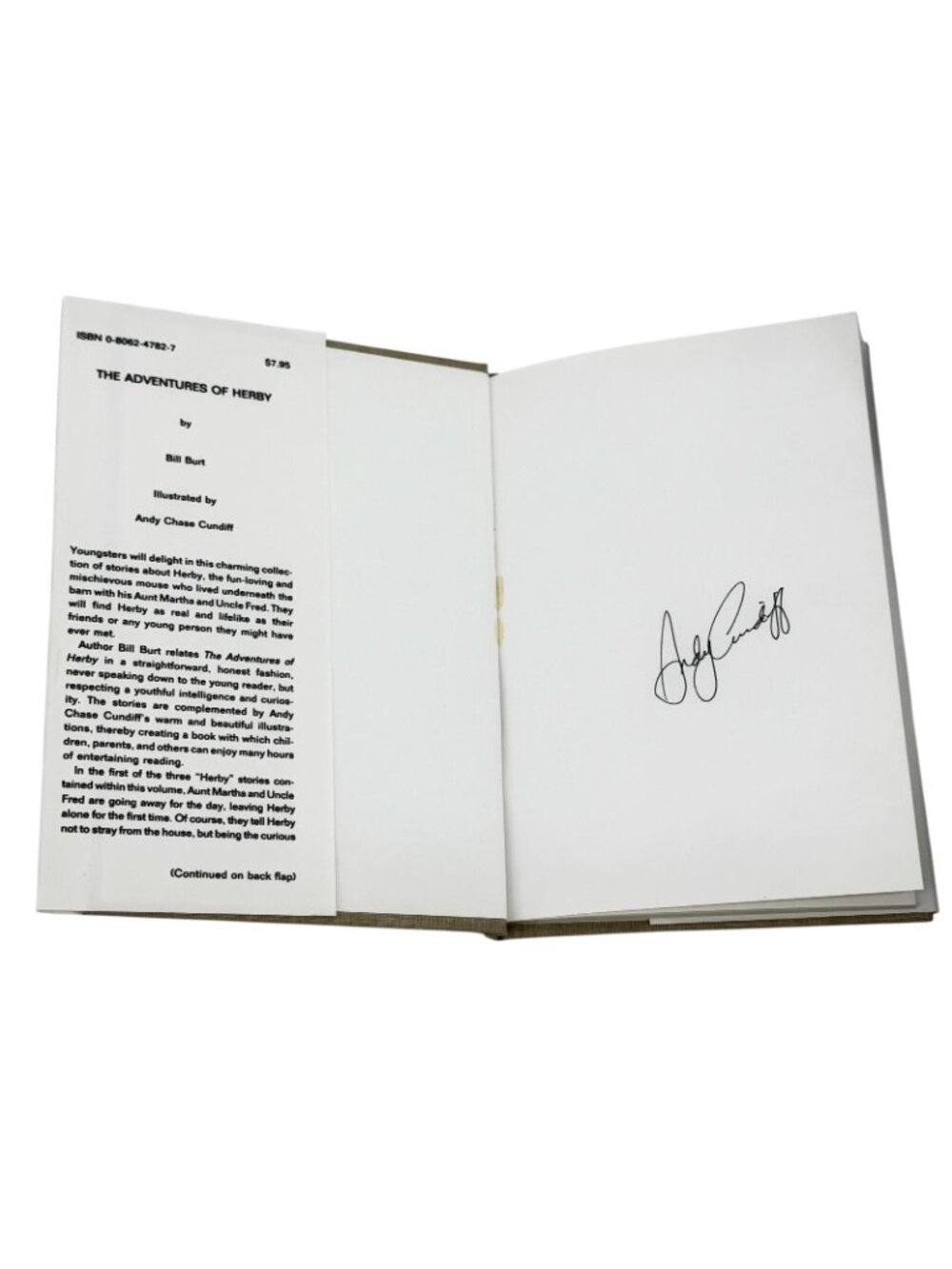 The Adventures of Herby Bill Burt Andy Chase Cundiff Signed Cartoon 1990's RARE - Picture 4 of 13